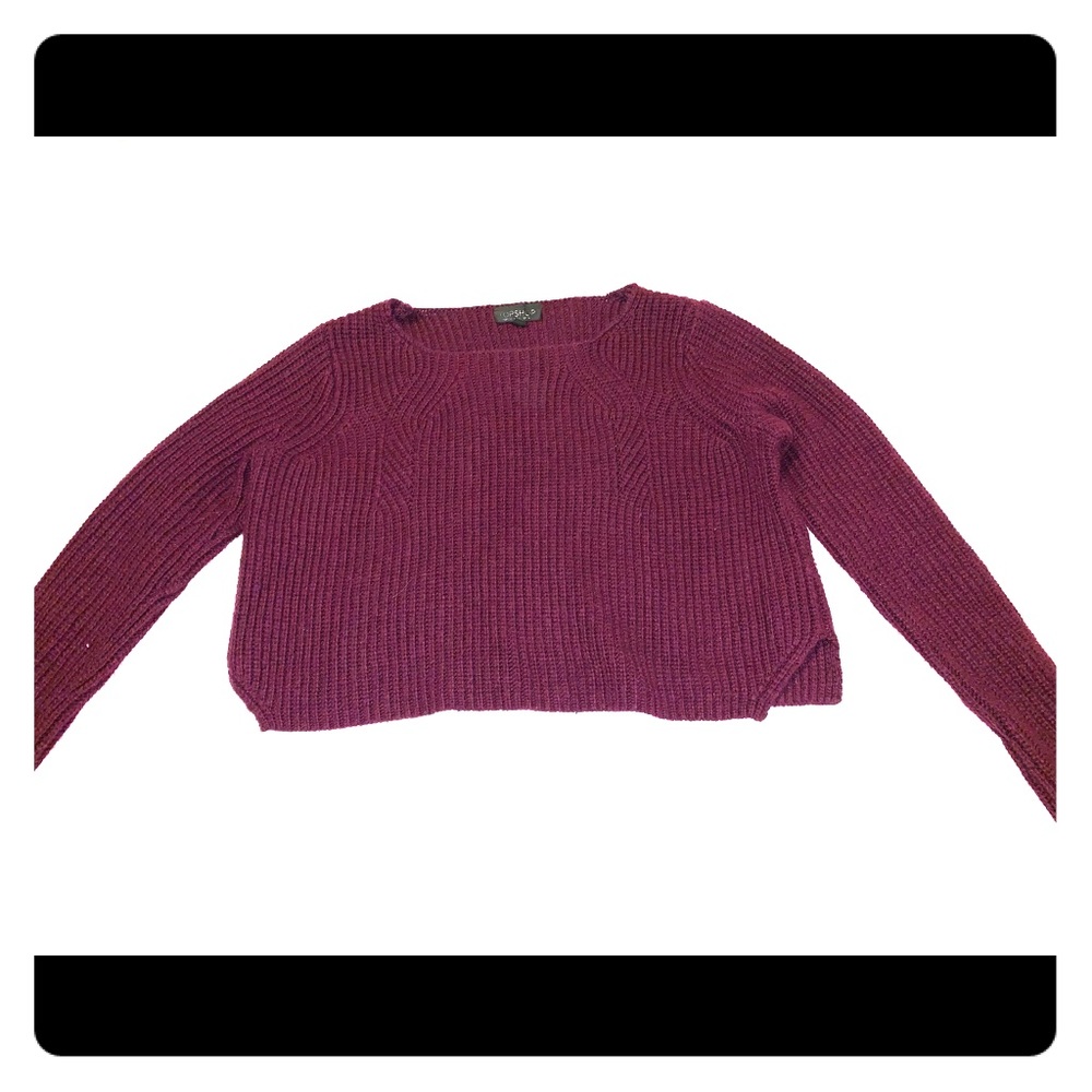 Topshop crop top sweater